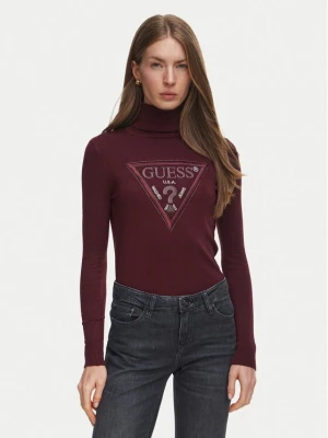Obrázek produktu Guess Rolák W6BR54 Z1455 Bordó Regular Fit