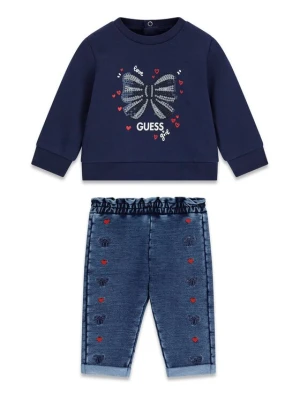 Obrázek produktu Guess Sada halenka a kalhoty A6BG16 K6140 Tmavomodrá Regular Fit