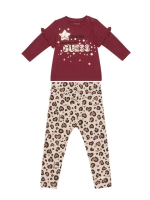 Obrázek produktu Guess Sada halenka a legíny A5BG02 J1314 Červená Regular Fit