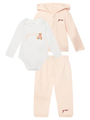 Obrázek produktu Guess Sada mikina, body a tepláky H6YG09 K4135 Světle růžová Regular Fit