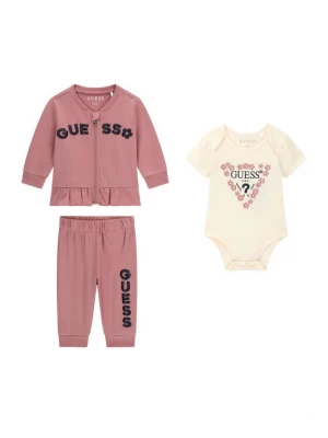 Obrázek produktu Guess Sada mikina, body a tepláky S6YG10 K3951 Růžová Regular Fit