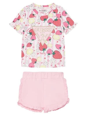 Obrázek produktu Guess Sada T-shirt a šortky A6GG02 K6YW4 Růžová Regular Fit