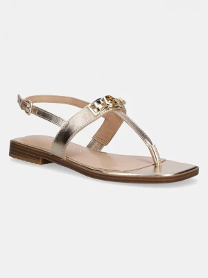 Obrázek produktu Guess sandály dámské kožené RAMIRY zlatá