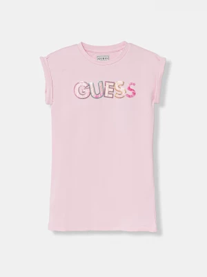 Obrázek produktu Guess šaty bavlněné s elastanem růžová