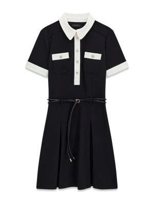 Obrázek produktu GUESS Šaty 'Claudie' černá / bílá