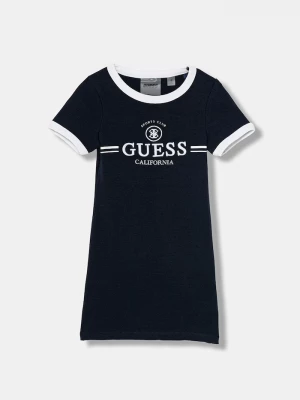 Obrázek produktu Guess šaty s bavlnou námořnická modř