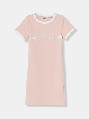 Obrázek produktu Guess šaty s bavlnou růžová