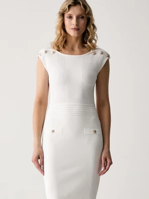 Obrázek produktu Guess šaty s viskózou CARMEN béžová