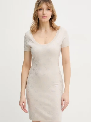 Obrázek produktu Guess Šaty z vlněné směsi Guess 4G béžová