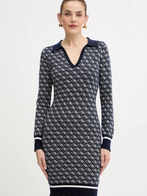 Obrázek produktu Guess Šaty z vlněné směsi Guess AUBREY námořnická modř