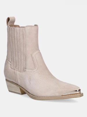 Obrázek produktu Guess Semišové kovbojské boty Guess LANNA2 béžová