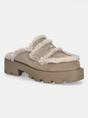 Obrázek produktu Guess Semišové pantofle Guess YANETA béžová