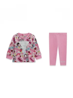 Obrázek produktu Guess set dětské bavlněné růžová