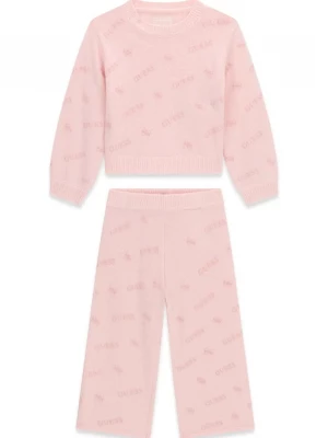 Obrázek produktu Guess set dětské s příměsí vlny růžová