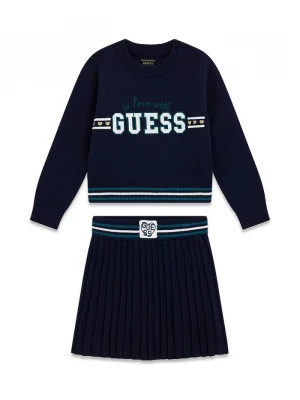Obrázek produktu Guess set dětské s viskózou námořnická modř