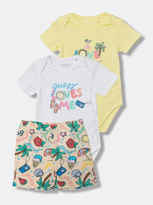 Obrázek produktu Guess set kojenecké bavlněné s elastanem žlutá