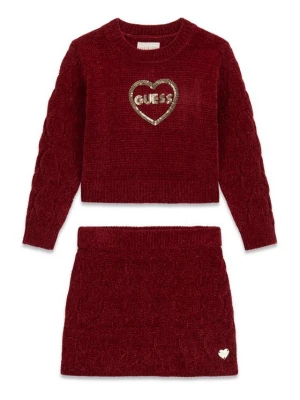 Obrázek produktu Guess Set svetr a sukně K6BG03 Z1290 Tmavě červená Regular Fit