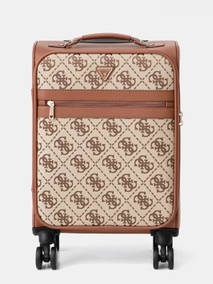 Obrázek produktu Guess skořepinový kufr z imitace kůže AUDREY hnědá