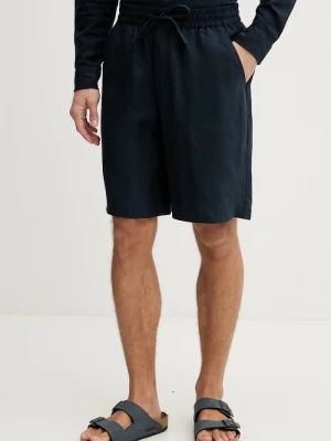 Obrázek produktu Guess šortky pánské se lnem námořnická modř