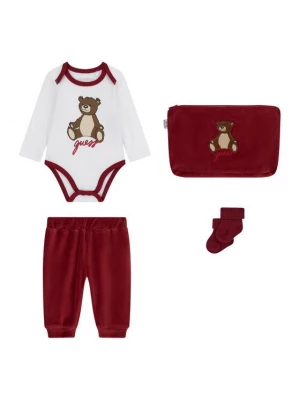 Obrázek produktu Guess Souprava body, kalhoty a ponožky H6BG09 K6028 Bordó Regular Fit