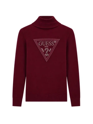 Obrázek produktu GUESS Svetr 'HALLIE' burgundská červeň / stříbrná