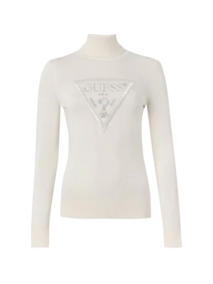 Obrázek produktu GUESS Svetr 'HALLIE' krémová / stříbrná