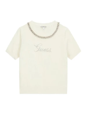 Obrázek produktu Guess Svetr J6RR14 Z2NQ2 Écru Regular Fit Krémová