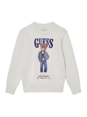 Obrázek produktu Guess Svetr N6RR01 Z2ZK2 Écru Regular Fit Krémová