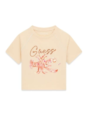 Obrázek produktu Guess T-Shirt J6GI08 K8HM4 Světle oranžová Regular Fit