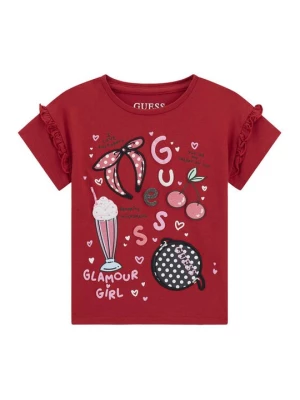 Obrázek produktu Guess T-Shirt K6RI04 K6YW4 Červená Regular Fit