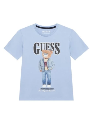 Obrázek produktu Guess T-Shirt L6RI11 K8HM4 Světle modrá Regular Fit