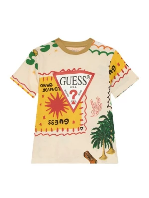 Obrázek produktu Guess T-Shirt N6GI02 K8HM4 Béžová Regular Fit