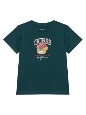 Obrázek produktu Guess T-Shirt N6YI13 K3801 Tmavě zelená Regular Fit