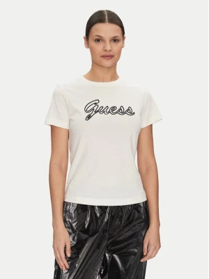 Obrázek produktu Guess T-Shirt V5GI02 K9RM1 Écru Slim Fit Krémová