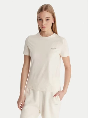 Obrázek produktu Guess T-Shirt V6RI07 J1314 Écru Regular Fit Krémová