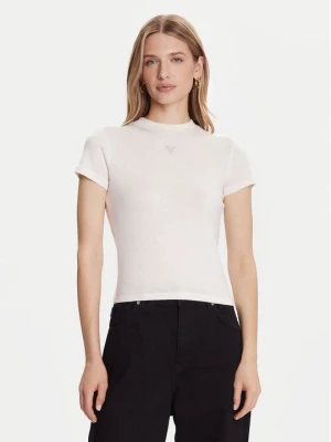 Obrázek produktu Guess T-Shirt W5BP07 KCGM2 Écru Slim Fit Krémová
