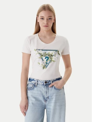 Obrázek produktu Guess T-Shirt W6RI35 J1314 Écru Slim Fit Krémová