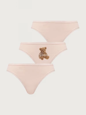 Obrázek produktu Guess tanga dámské bavlněné elastanem ARIA 3-pack růžová