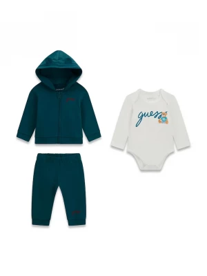Obrázek produktu Guess tepláková souprava kojenecká bavlněná zelená