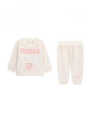 Obrázek produktu Guess tepláková souprava kojenecká fleecová béžová