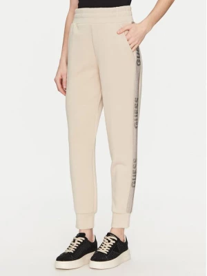 Obrázek produktu Guess Teplákové kalhoty W5RB00 KBYE2 Écru Regular Fit