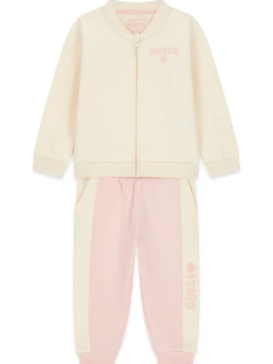 Obrázek produktu Guess teplákový set dětský bavlněný béžová