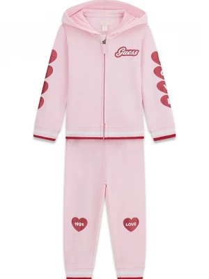 Obrázek produktu Guess teplákový set dětský bavlněný růžová