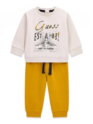 Obrázek produktu Guess teplákový set kojenecký bavlněný béžová