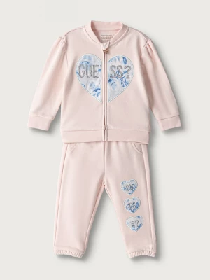 Obrázek produktu Guess teplákový set kojenecký bavlněný růžová