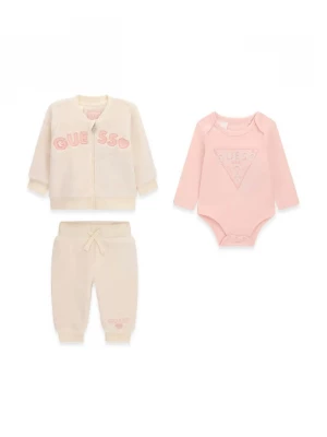 Obrázek produktu Guess teplákový set kojenecký béžová