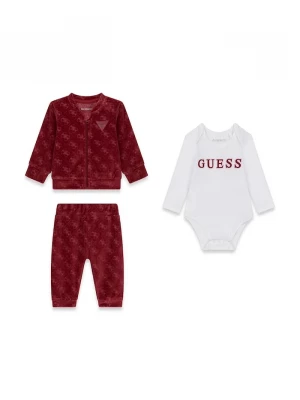 Obrázek produktu Guess teplákový set kojenecký s bavlnou červená