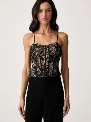 Obrázek produktu Guess top dámský krajkový MONICA černá