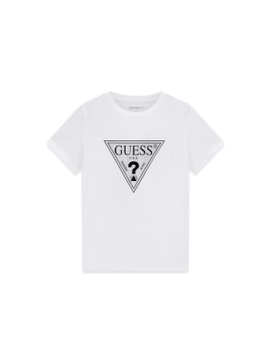 Obrázek produktu GUESS Tričko černá / stříbrná / bílá