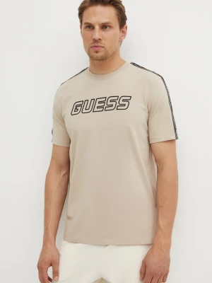 Obrázek produktu Guess tričko pánské s bavlnou ARLO béžová